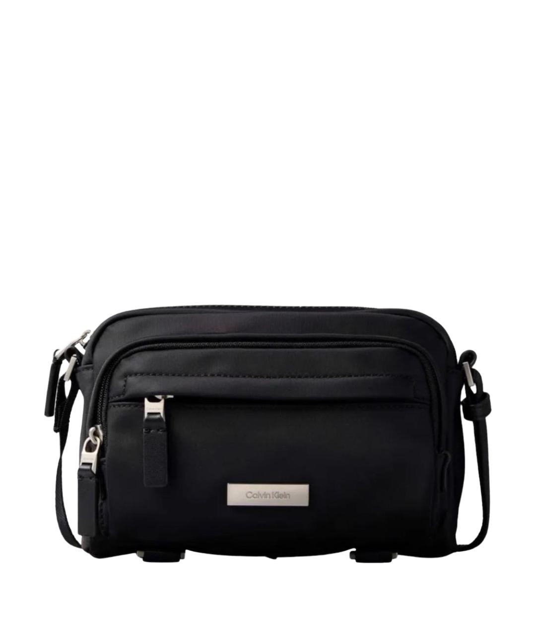 CALVIN KLEIN Черная сумка на плечо, фото 1
