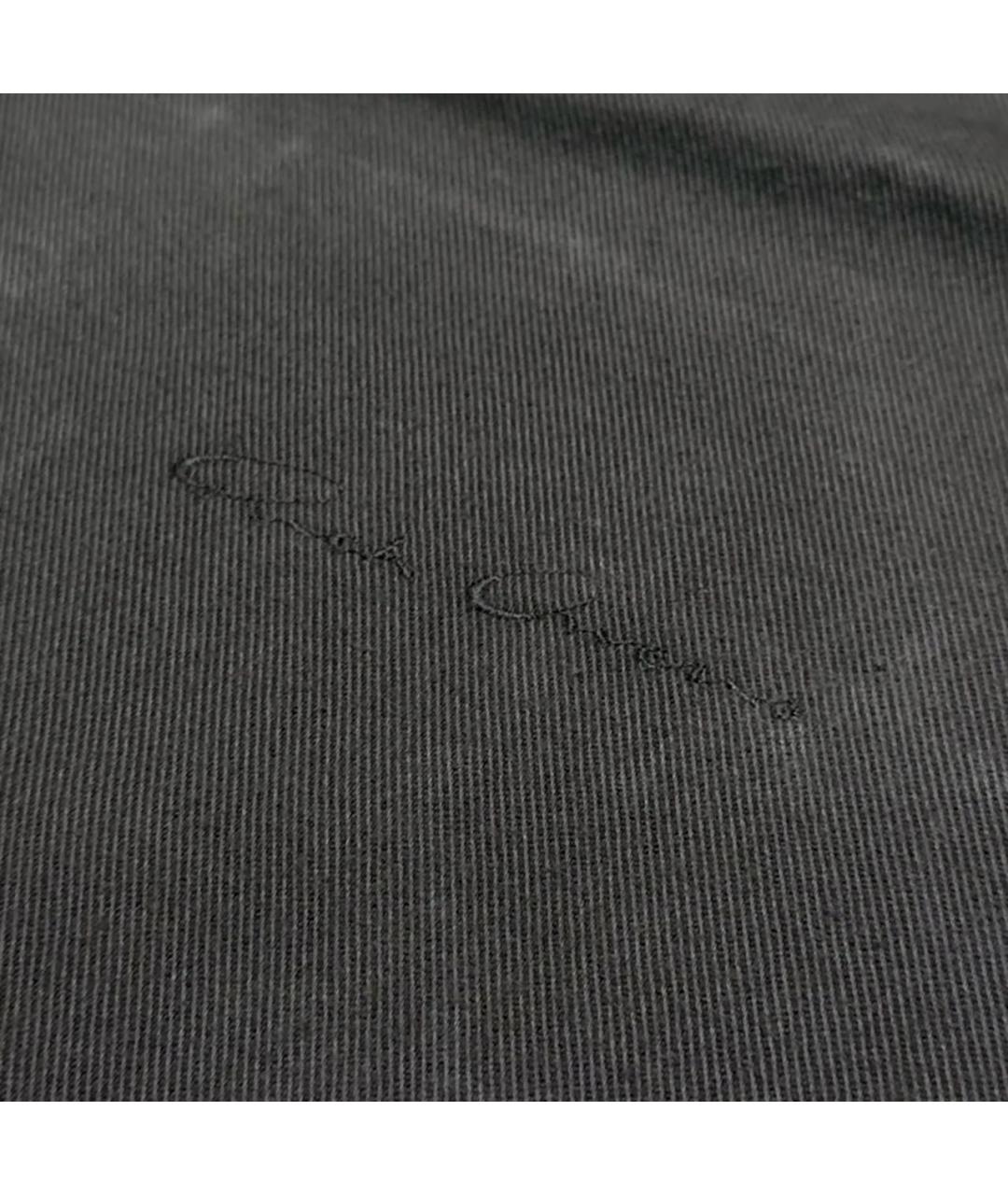 RICK OWENS Черные замшевые кеды, фото 5