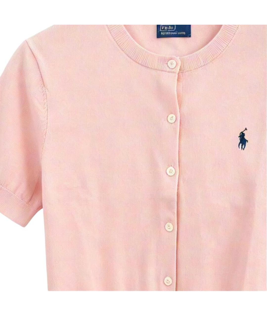 POLO RALPH LAUREN Розовый кардиган, фото 3