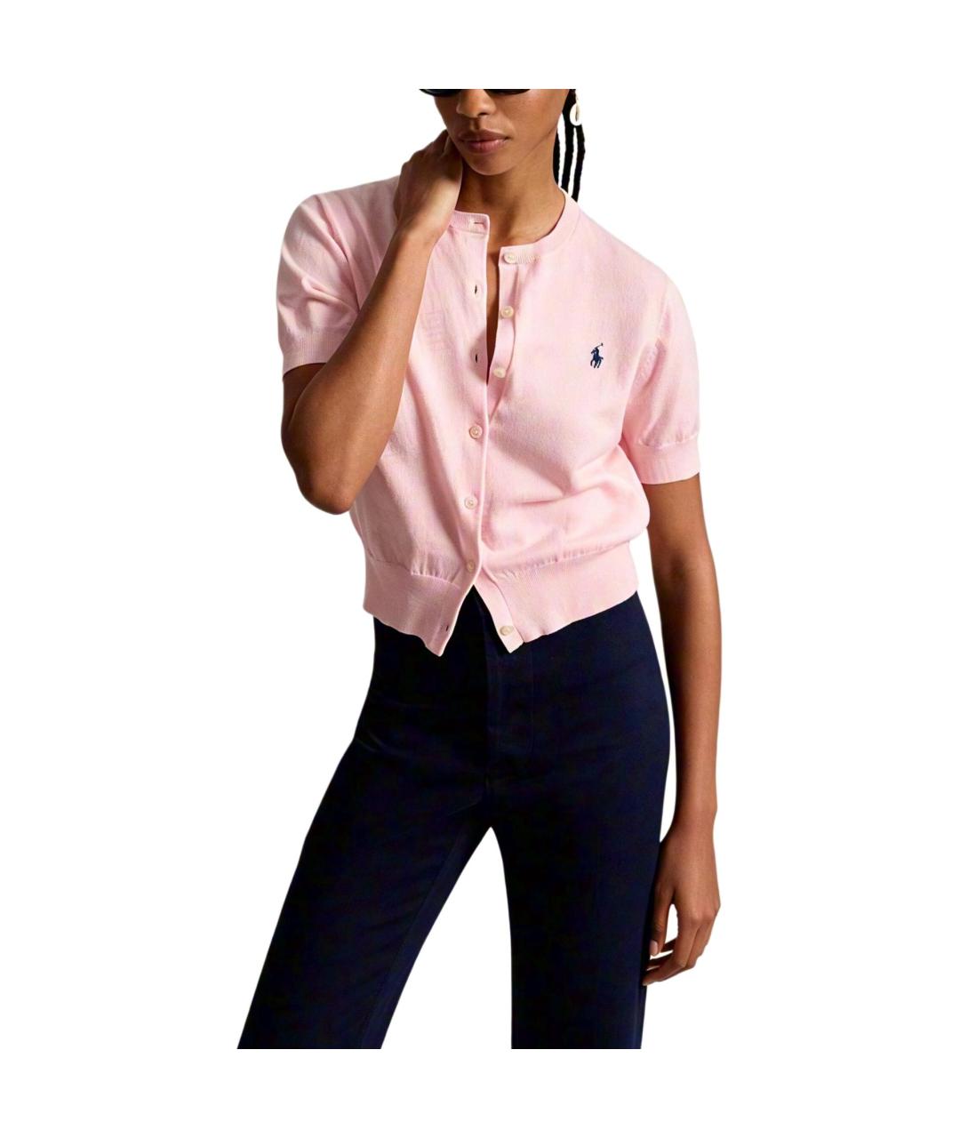 POLO RALPH LAUREN Розовый кардиган, фото 2