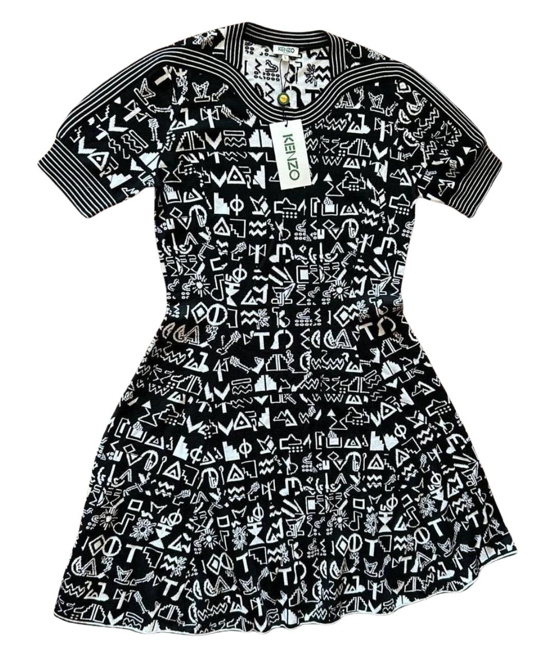 KENZO Мульти хлопковое платье, фото 1