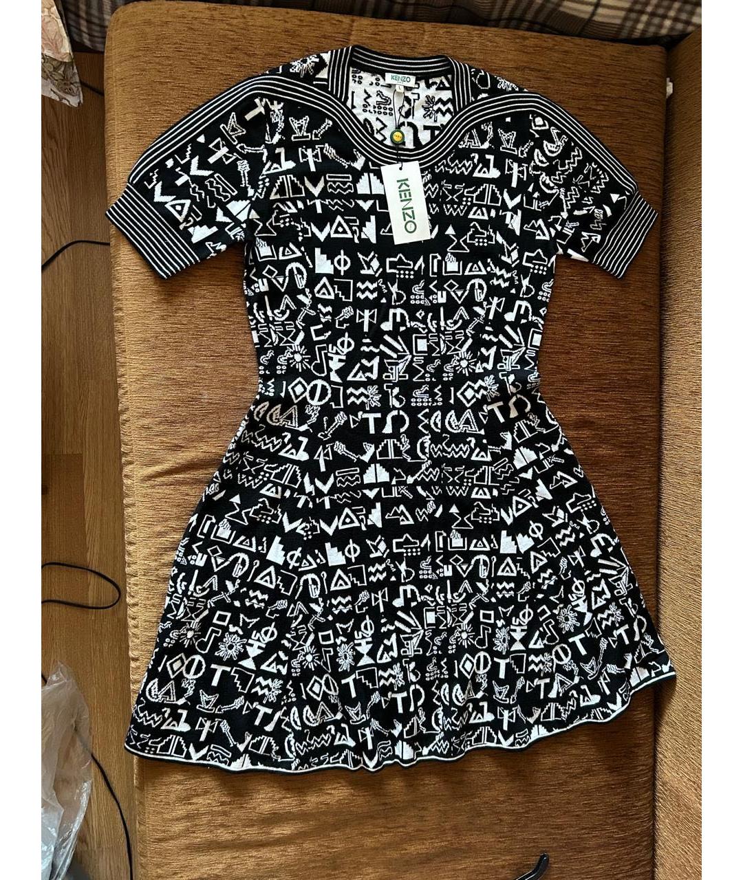 KENZO Мульти хлопковое платье, фото 9