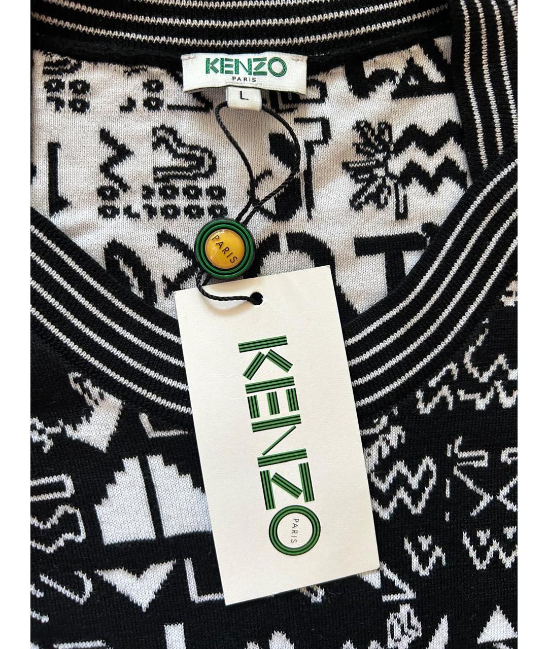 KENZO Мульти хлопковое платье, фото 2