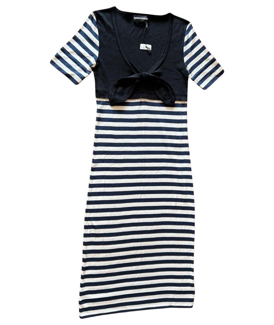 SONIA RYKIEL Мульти хлопковое платье, фото 1