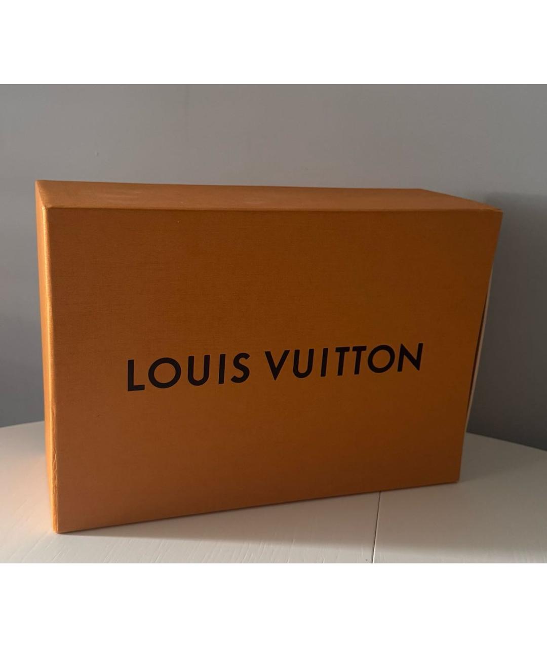 LOUIS VUITTON Черные кожаные лоферы, фото 5