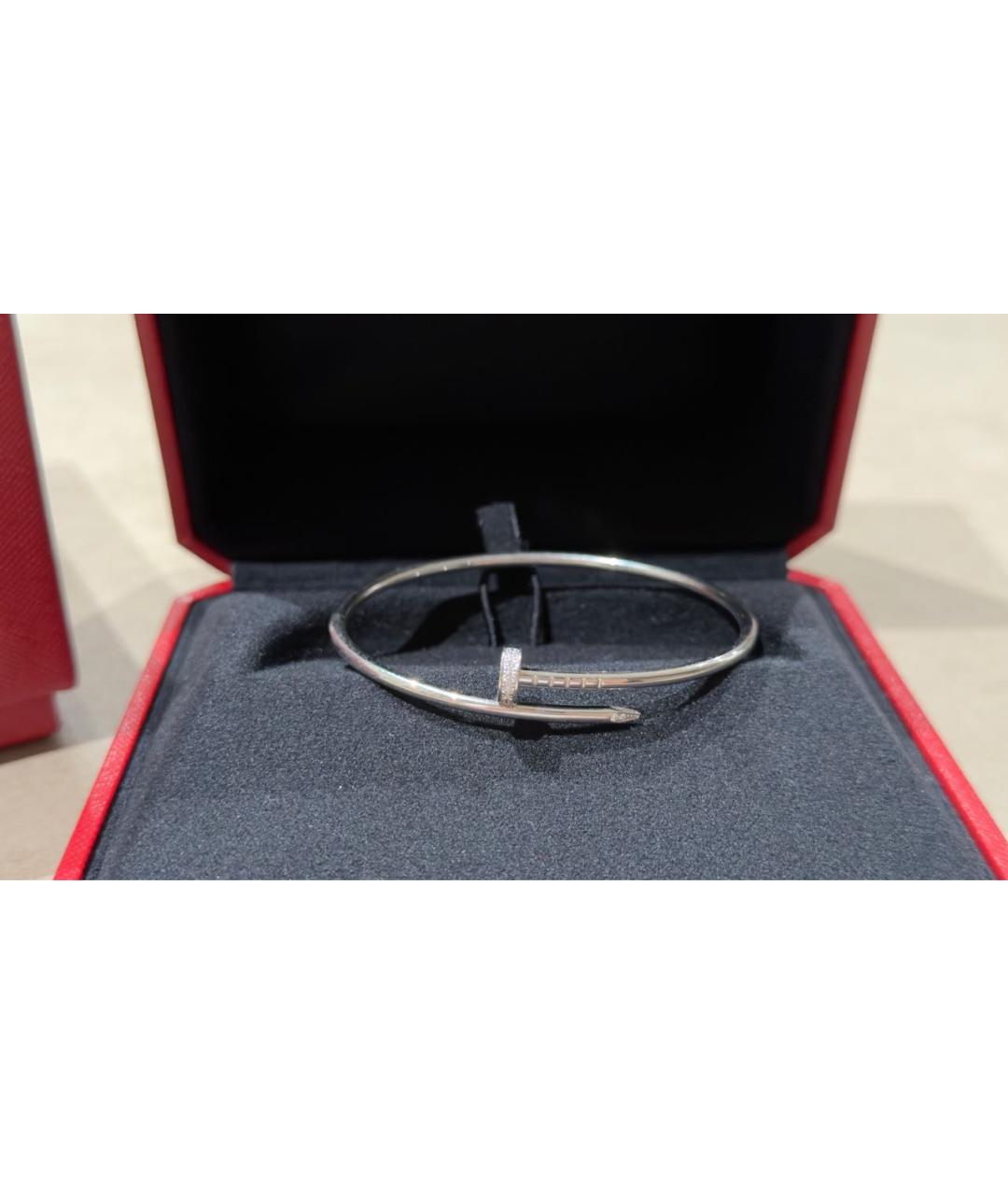 CARTIER Серебряный браслет из белого золота, фото 2