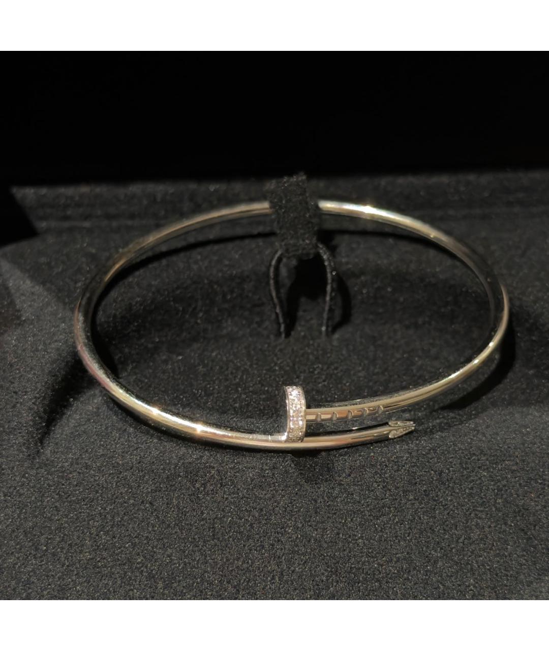 CARTIER Серебряный браслет из белого золота, фото 4