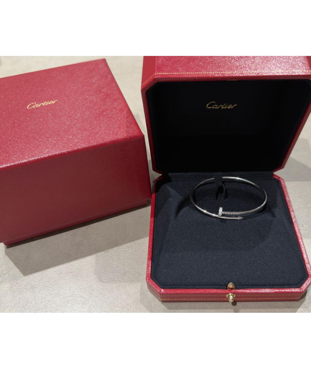 CARTIER Серебряный браслет из белого золота, фото 3