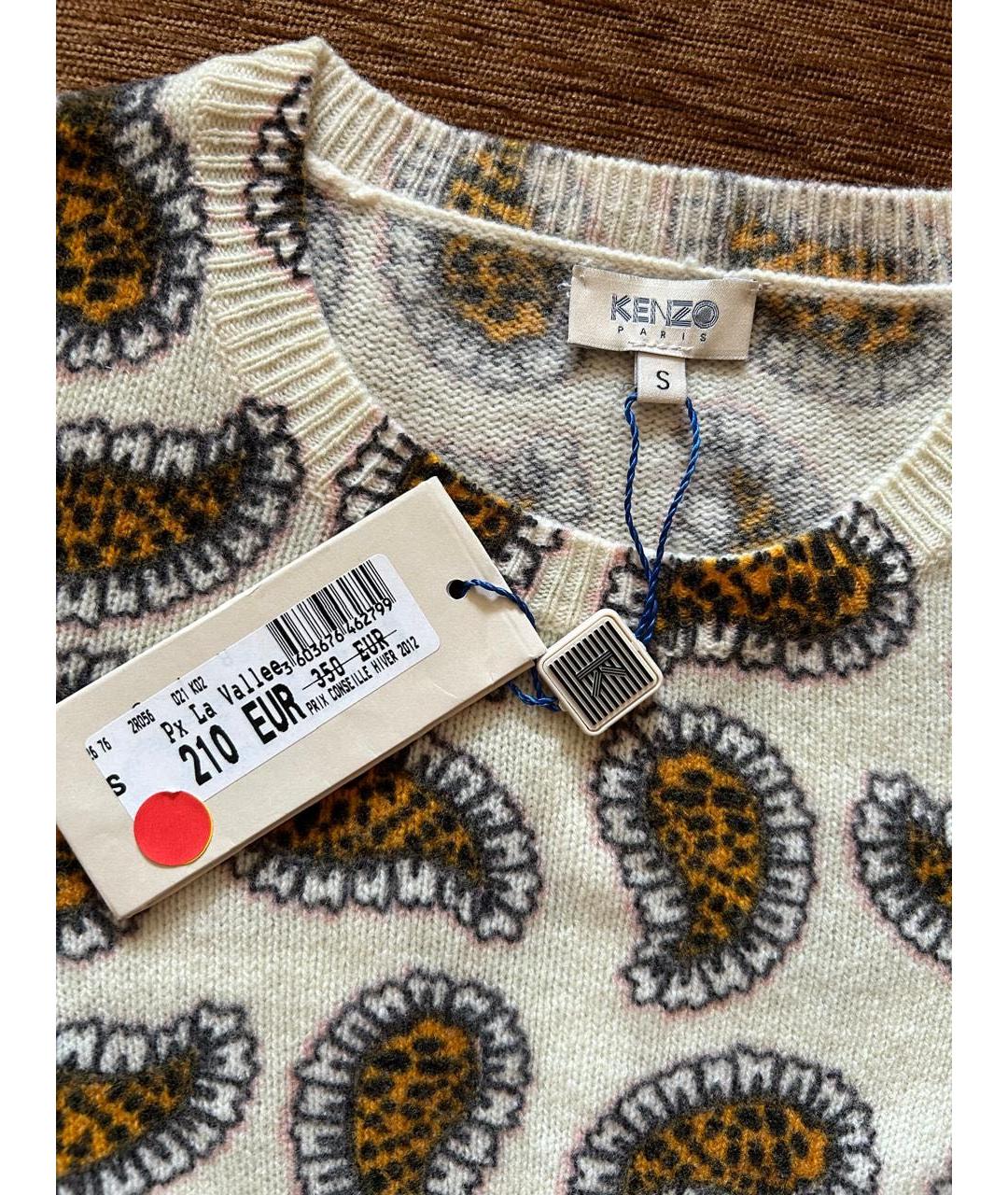 KENZO Мульти шерстяное платье, фото 2