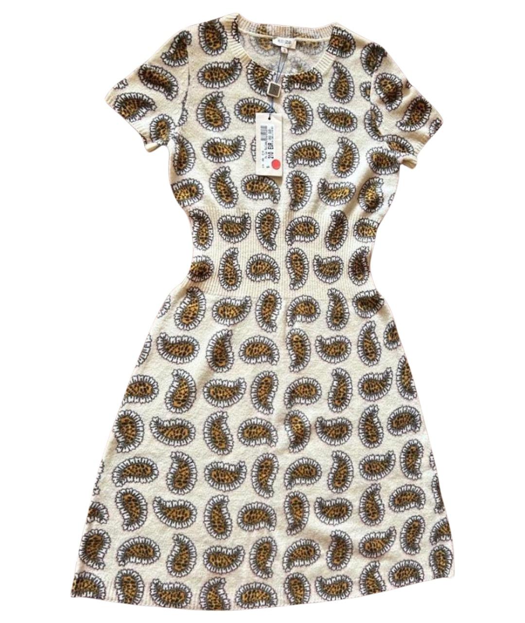 KENZO Мульти шерстяное платье, фото 1