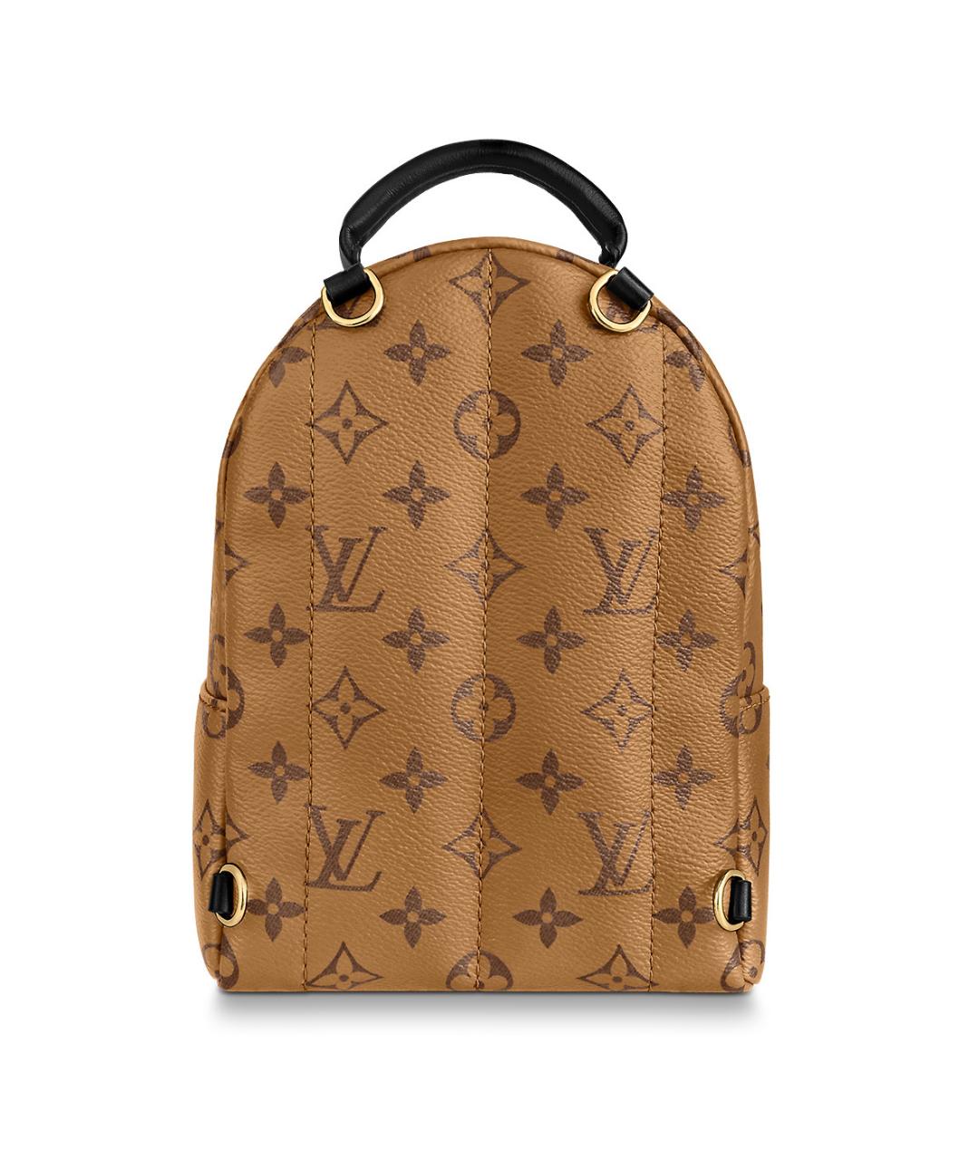 LOUIS VUITTON Коричневый канва рюкзак, фото 3