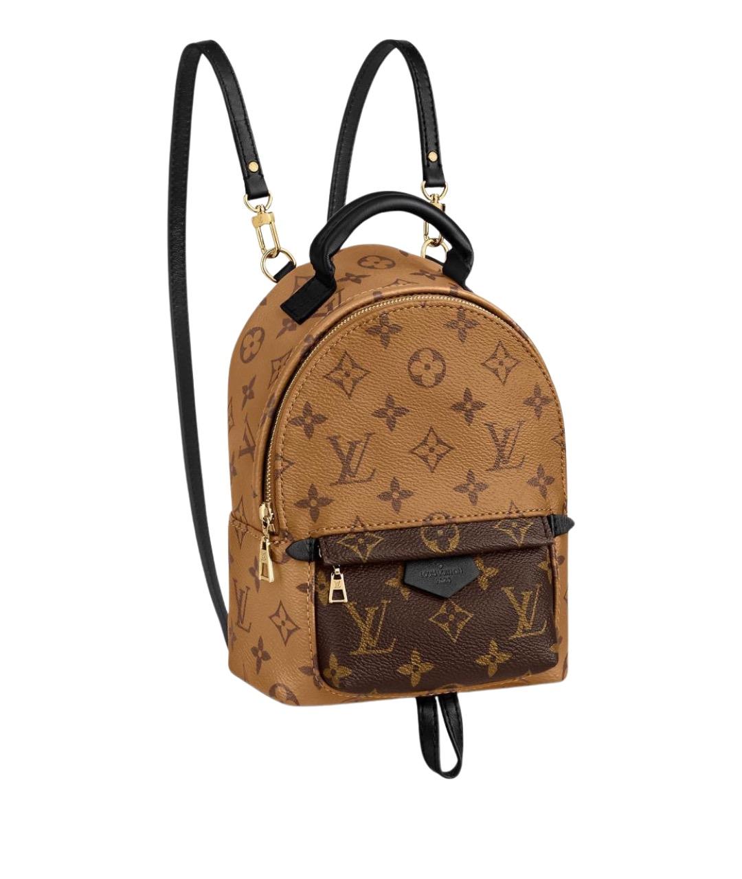 LOUIS VUITTON Коричневый канва рюкзак, фото 1