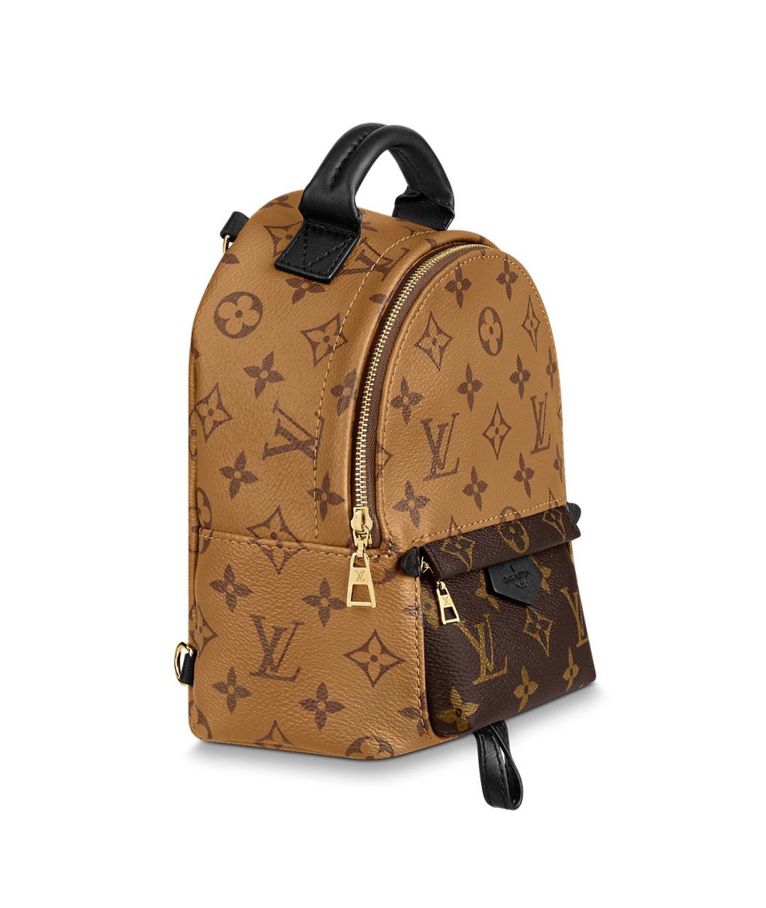 LOUIS VUITTON Коричневый канва рюкзак, фото 2