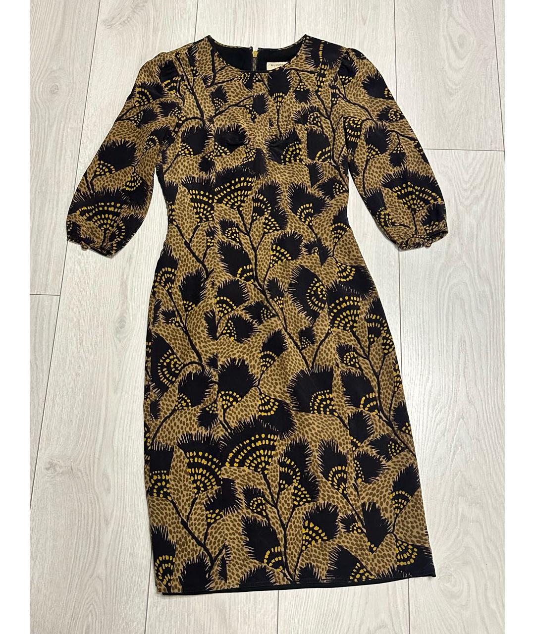 BURBERRY Коричневое повседневное платье, фото 6