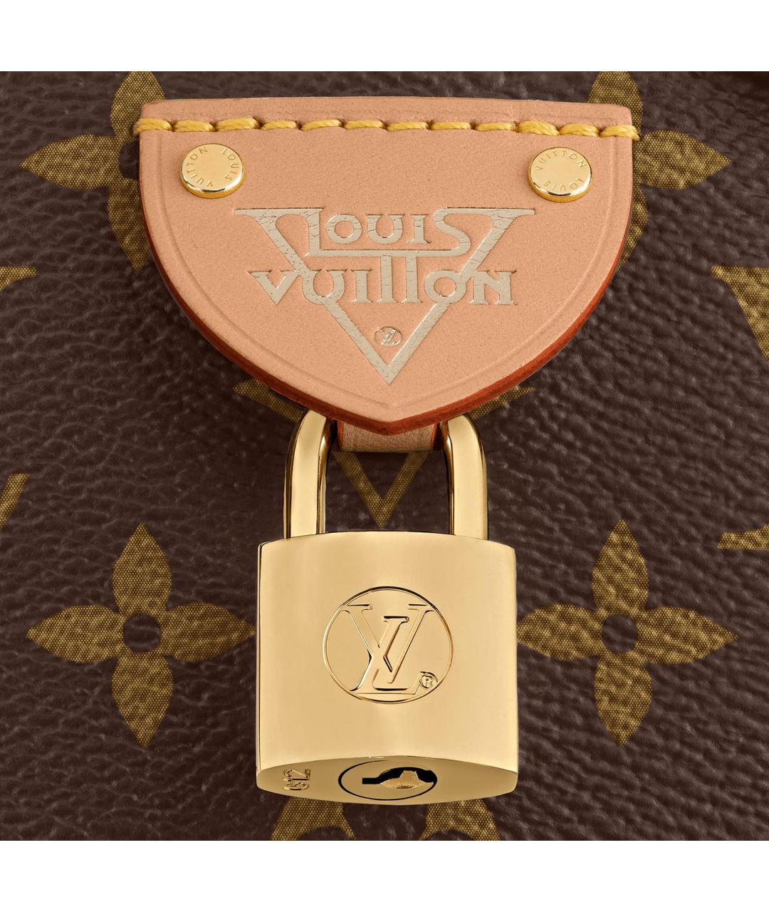 LOUIS VUITTON Коричневый канва рюкзак, фото 3