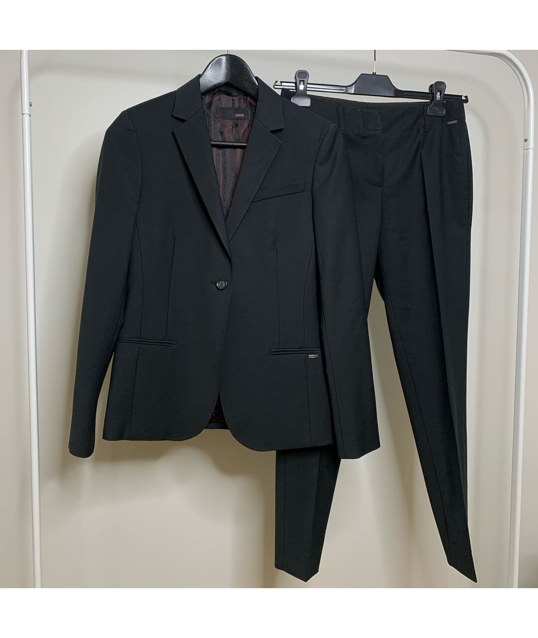 CINQUE Черный костюм с брюками, фото 4