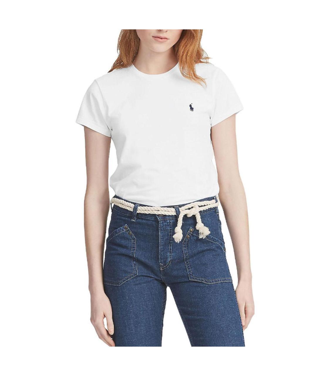 POLO RALPH LAUREN Белая футболка, фото 3