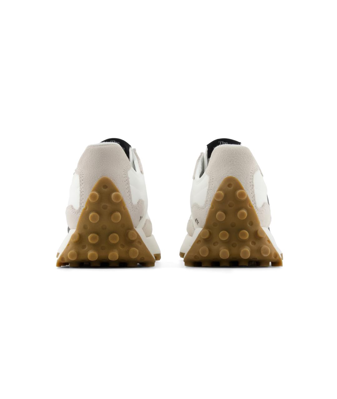 NEW BALANCE Бежевые кожаные кроссовки, фото 4