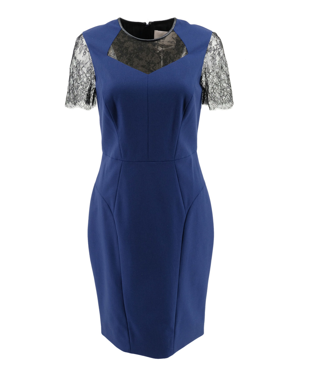 JASON WU Синее шерстяное повседневное платье, фото 1