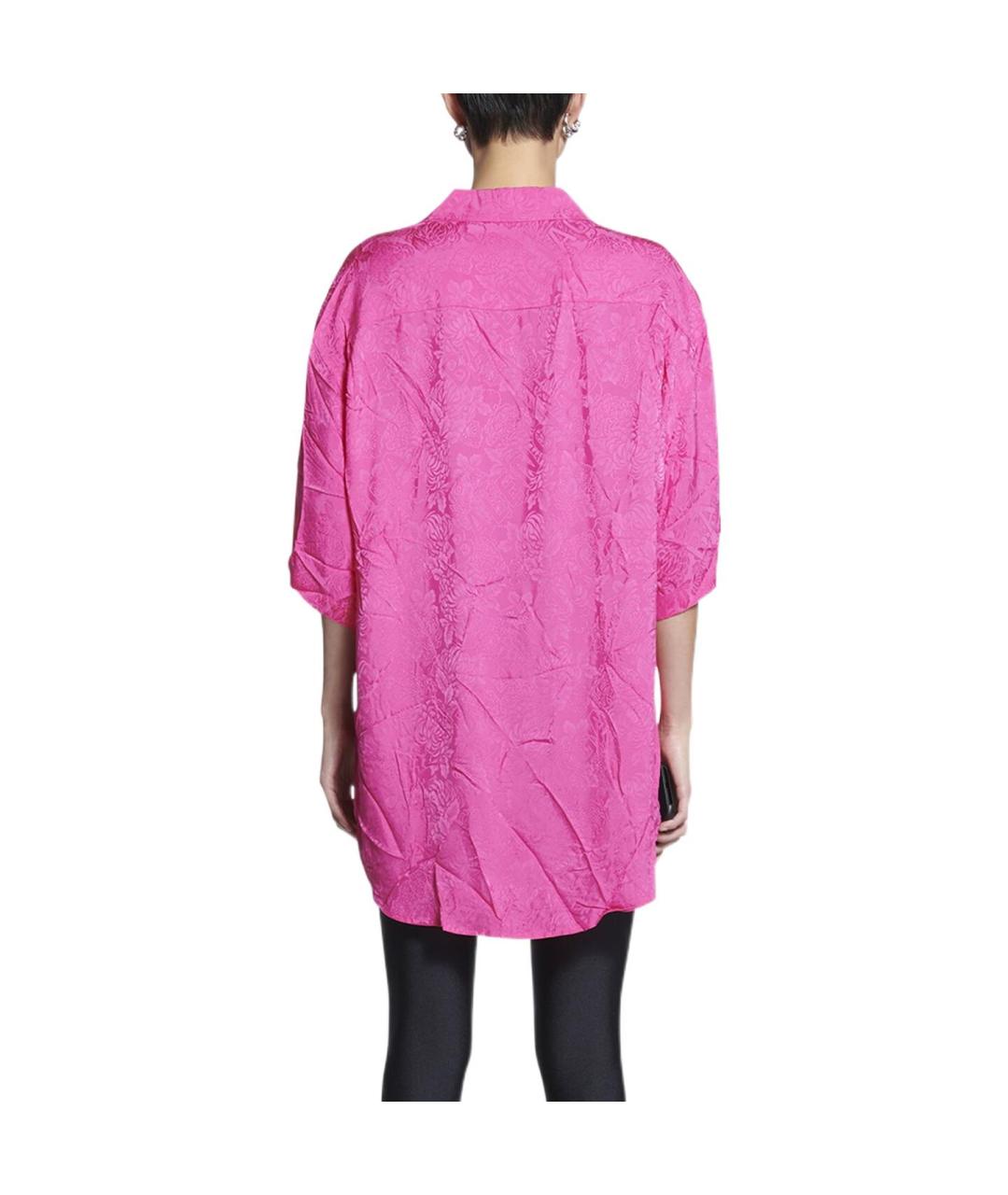 BALENCIAGA Розовая рубашка, фото 4