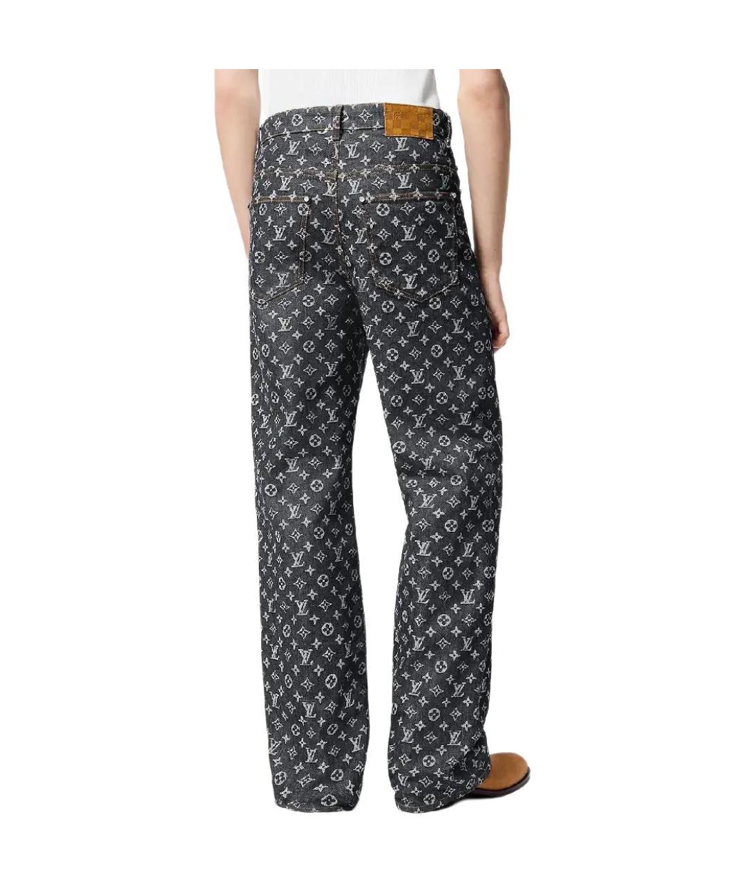LOUIS VUITTON Синие прямые джинсы, фото 5