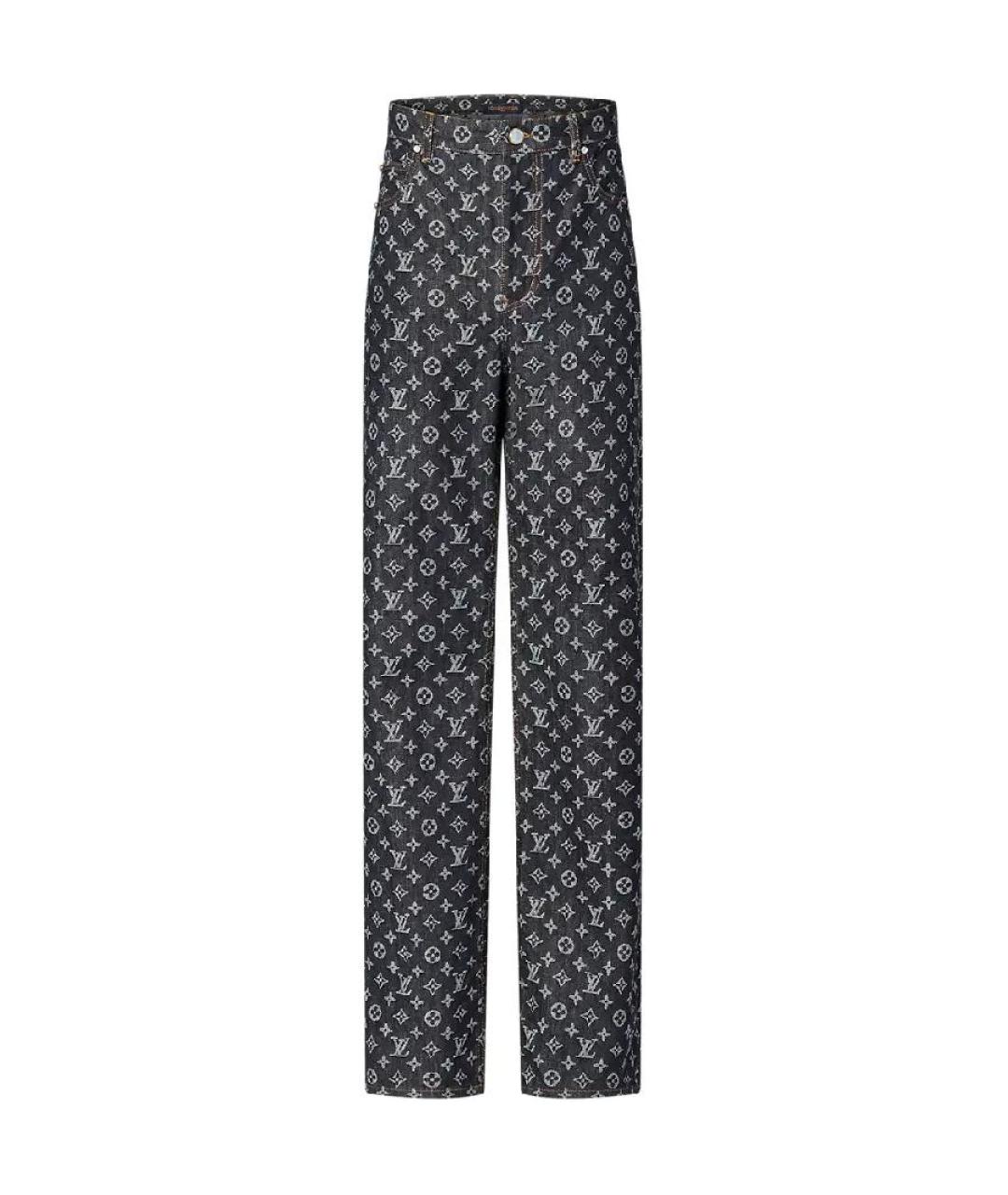 LOUIS VUITTON Синие прямые джинсы, фото 1