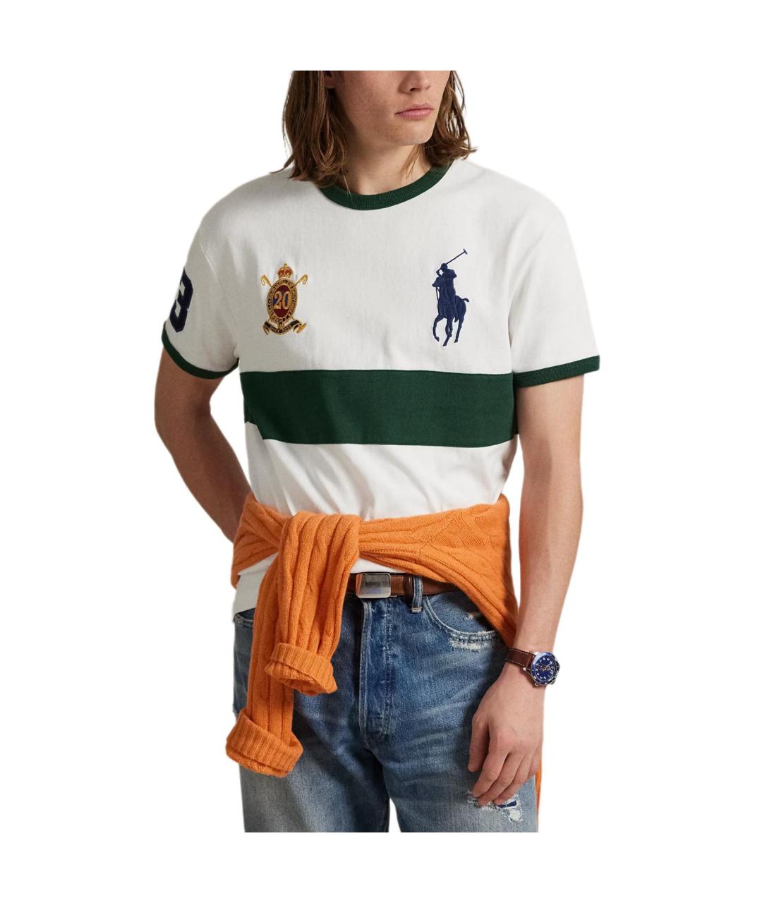 POLO RALPH LAUREN Белая футболка, фото 3