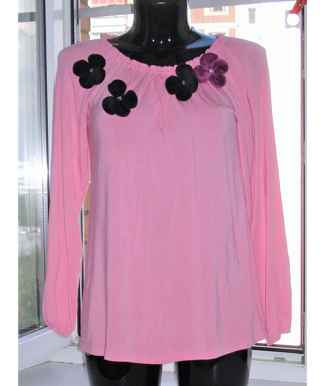 SONIA RYKIEL Розовая вискозная рубашка, фото 6