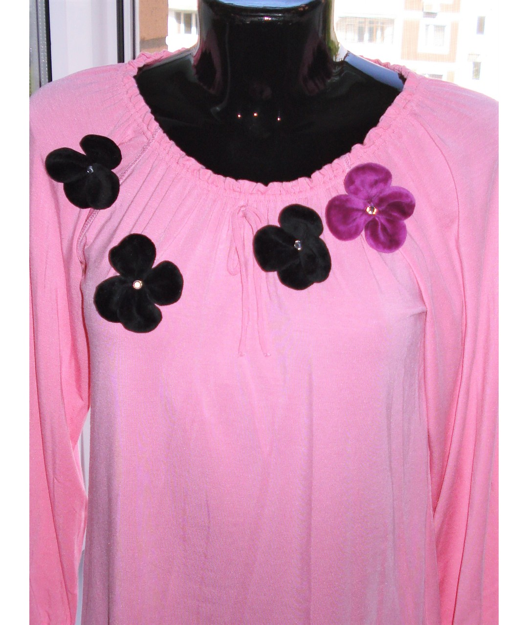 SONIA RYKIEL Розовая вискозная рубашка, фото 2