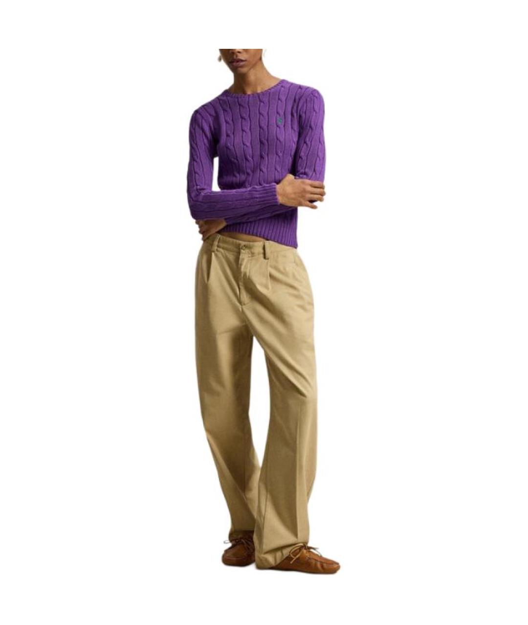 POLO RALPH LAUREN Фиолетовый джемпер / свитер, фото 2