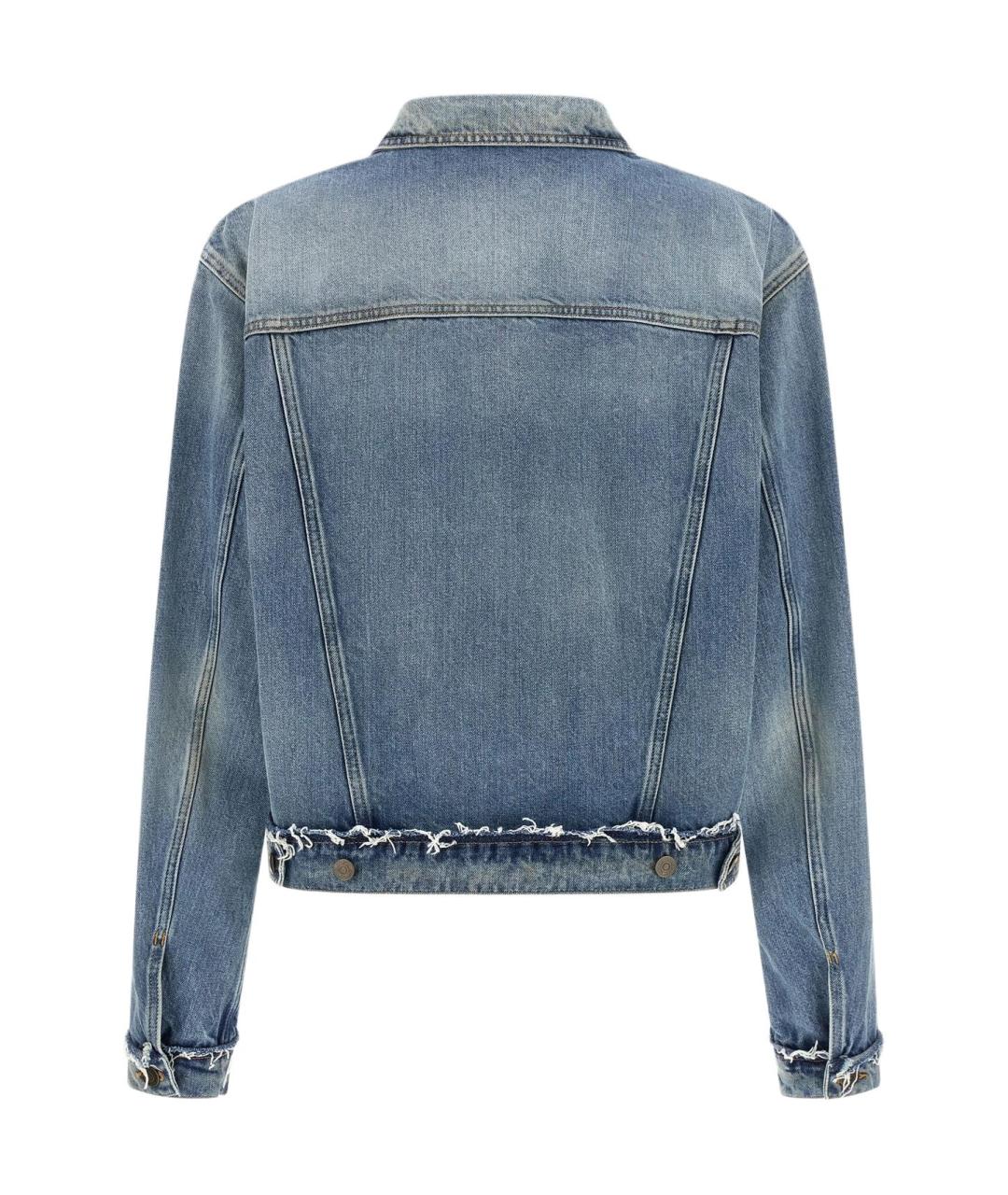 MAISON MARGIELA Синяя деним куртка, фото 2