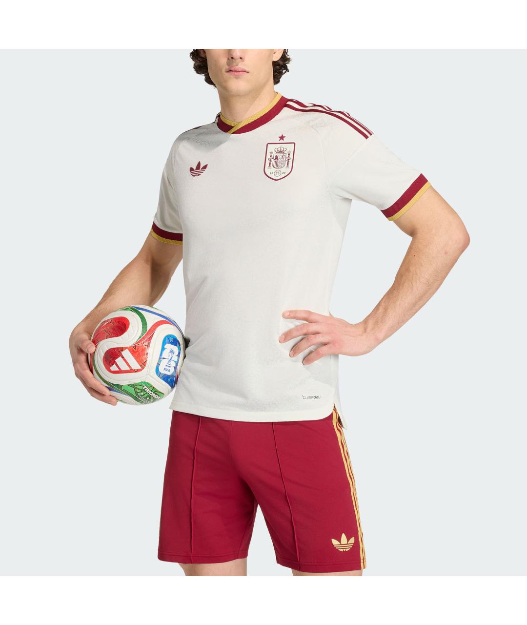 ADIDAS Белая футболка, фото 3