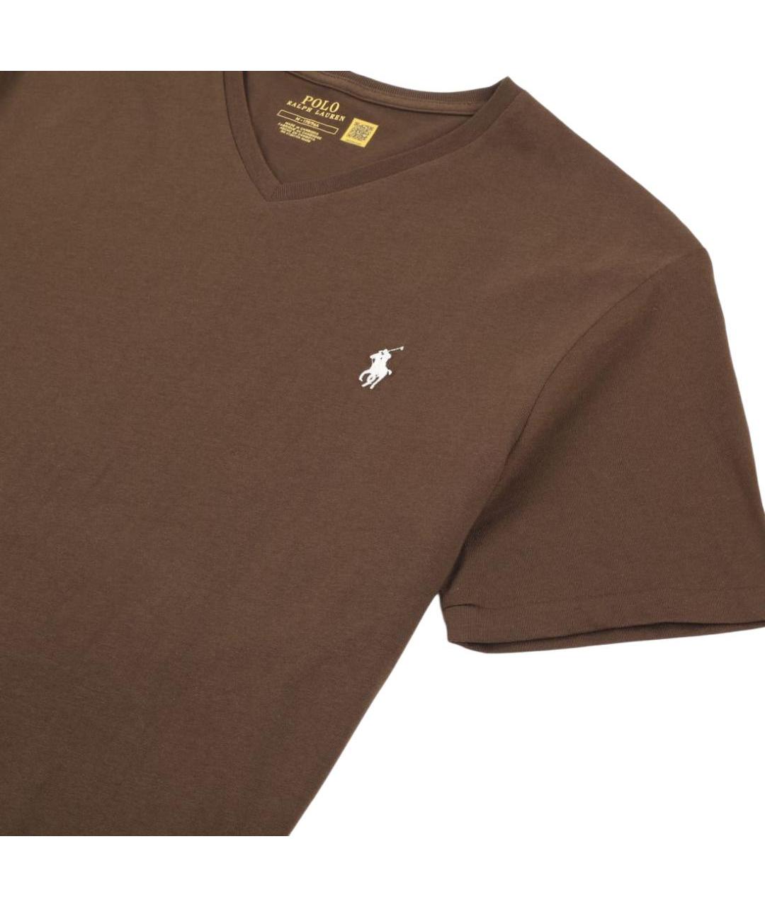 POLO RALPH LAUREN Коричневая футболка, фото 3