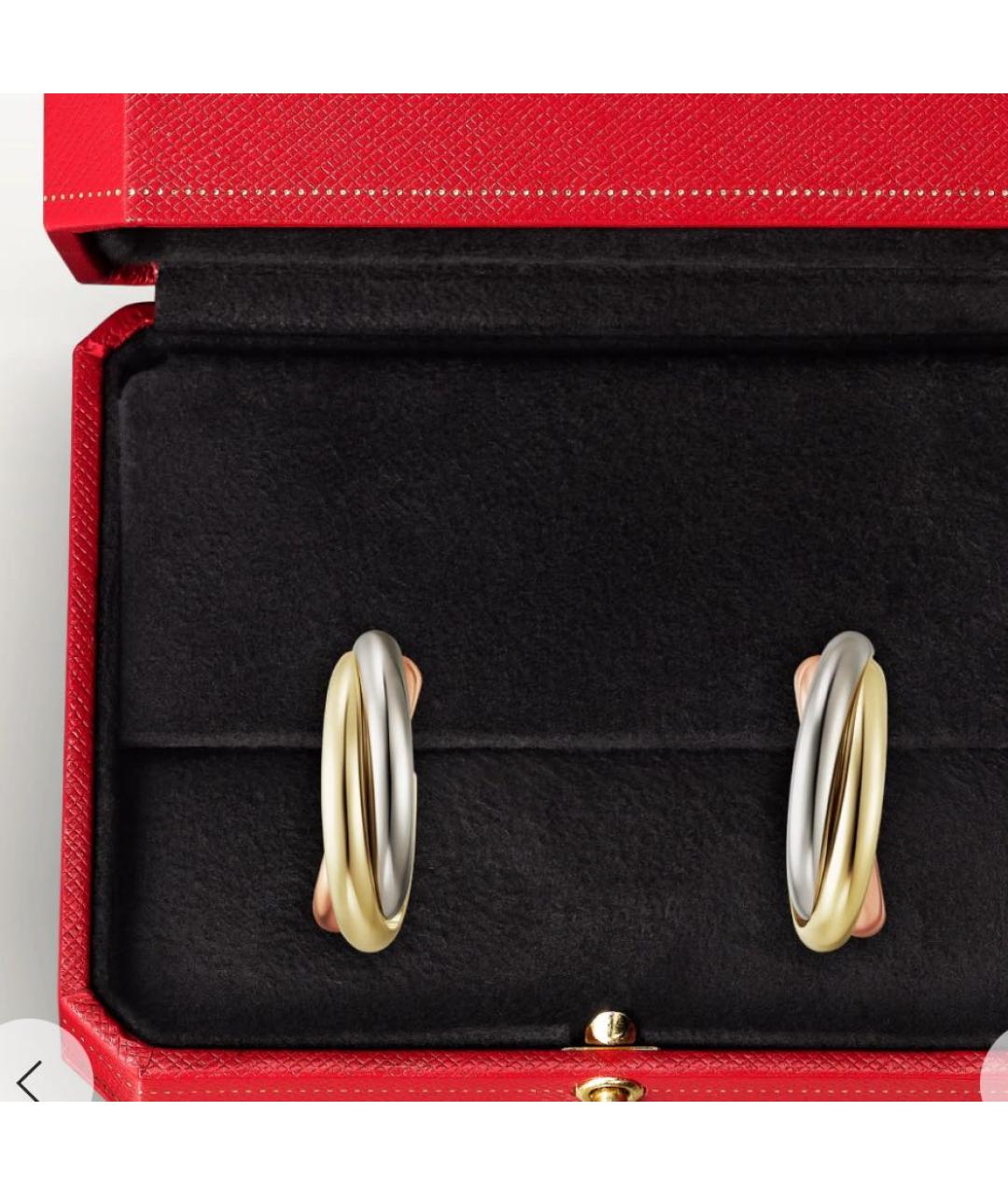 CARTIER Золотые серьги из желтого золота, фото 3