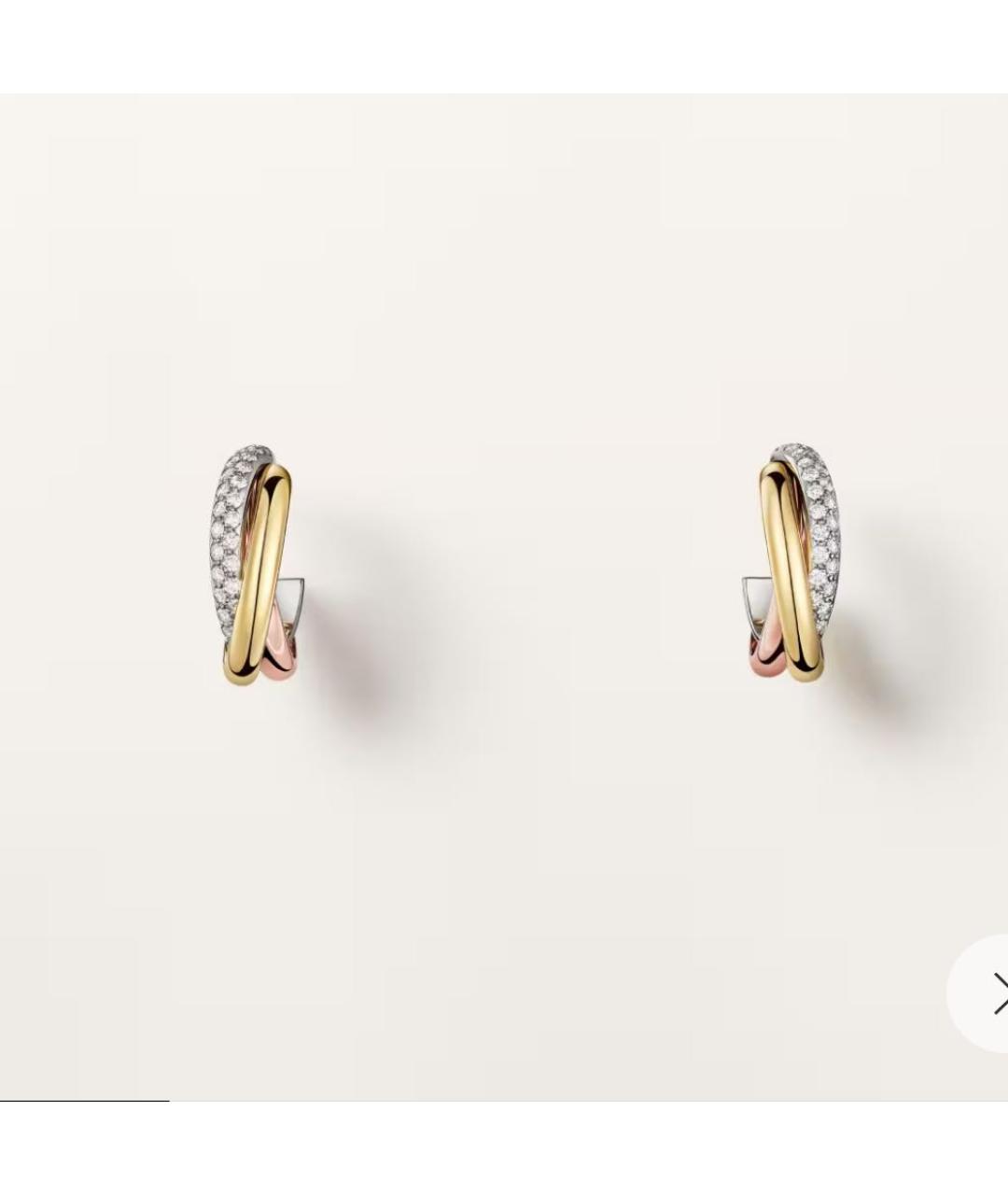 CARTIER Мульти серьги из желтого золота, фото 4