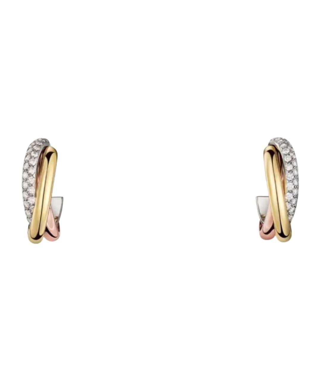 CARTIER Мульти серьги из желтого золота, фото 1