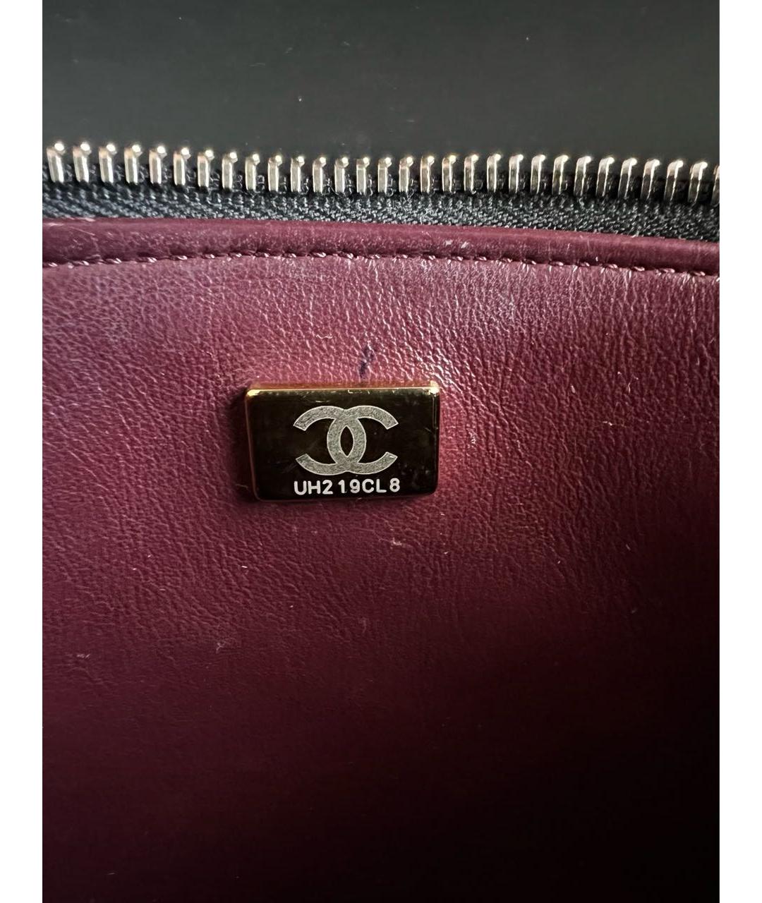 CHANEL Черная кожаная сумка через плечо, фото 8