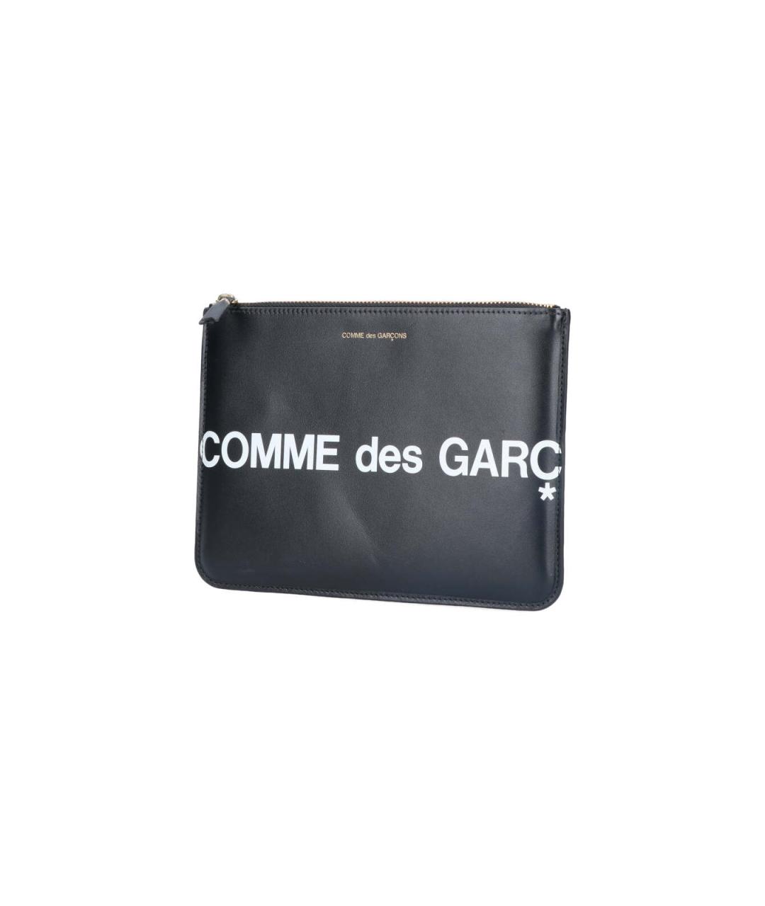 COMME DES GARÇONS WALLET Черный кожаный кошелек, фото 2