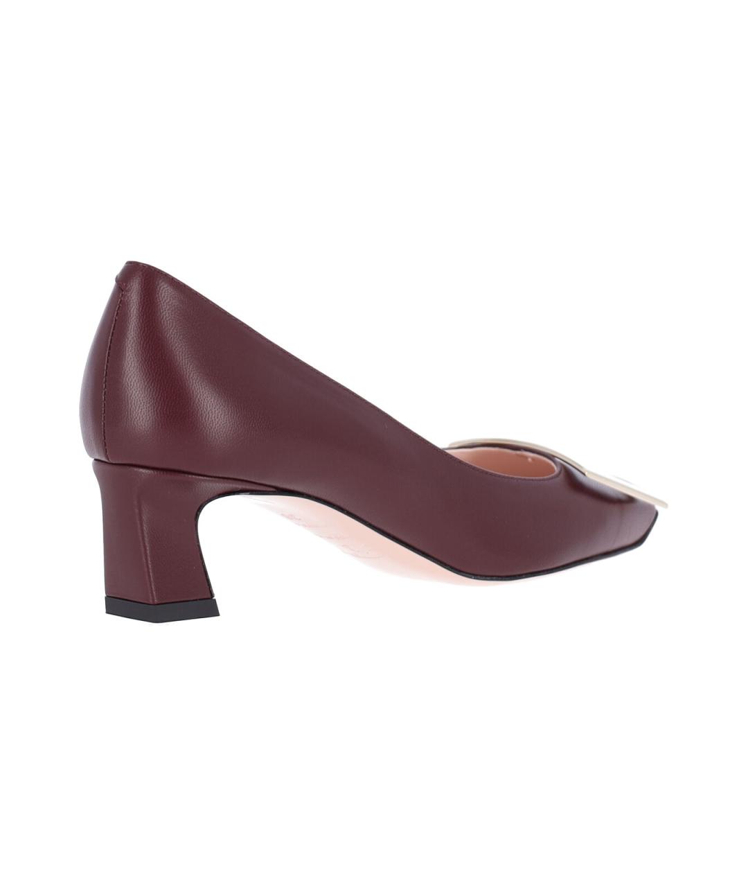 ROGER VIVIER Красные кожаные туфли, фото 4