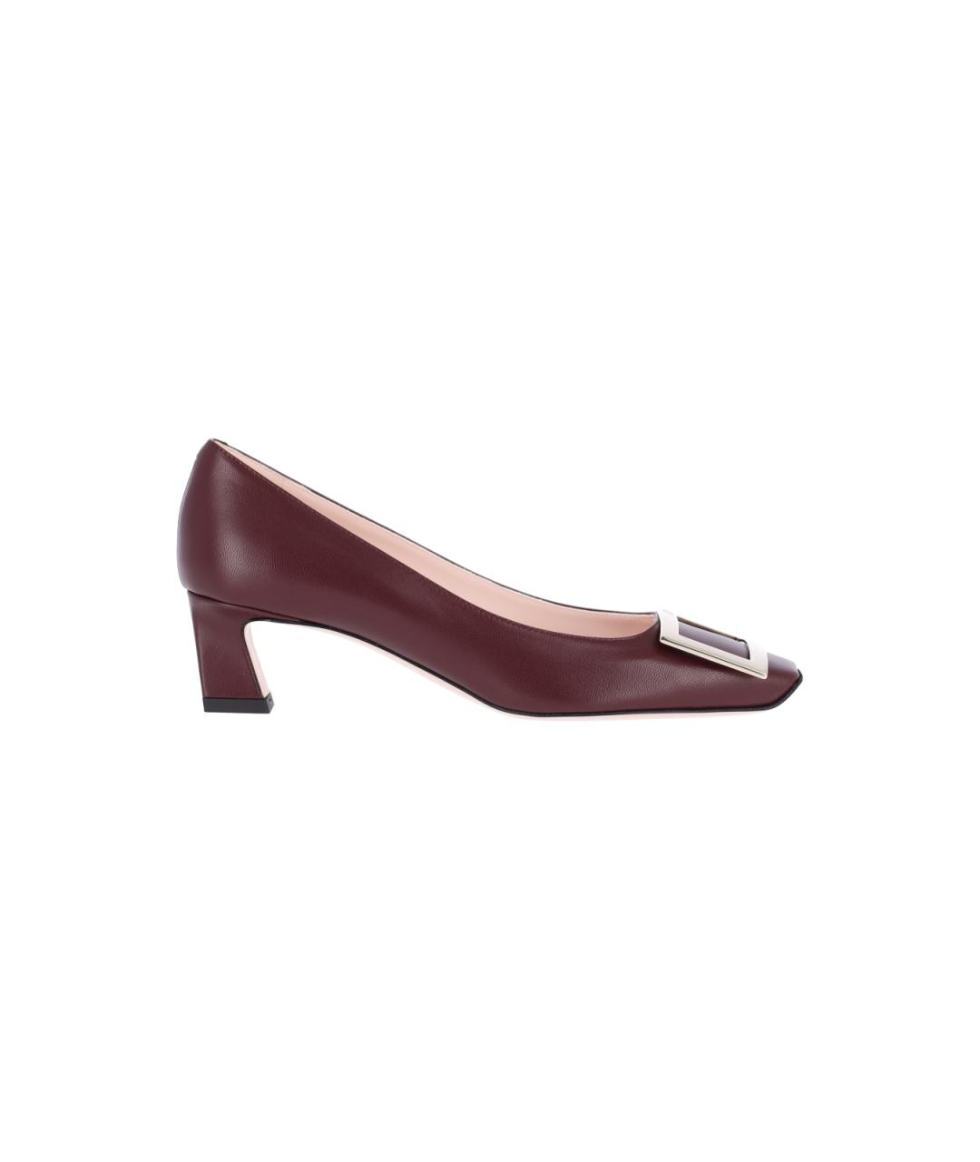 ROGER VIVIER Красные кожаные туфли, фото 1