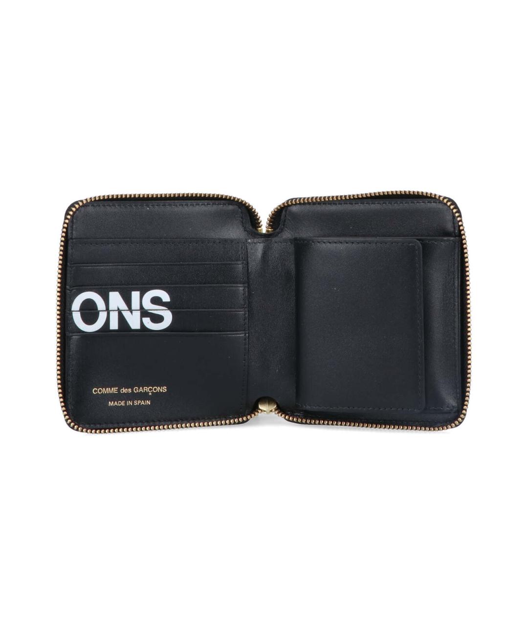 COMME DES GARÇONS WALLET Черный кошелек, фото 2