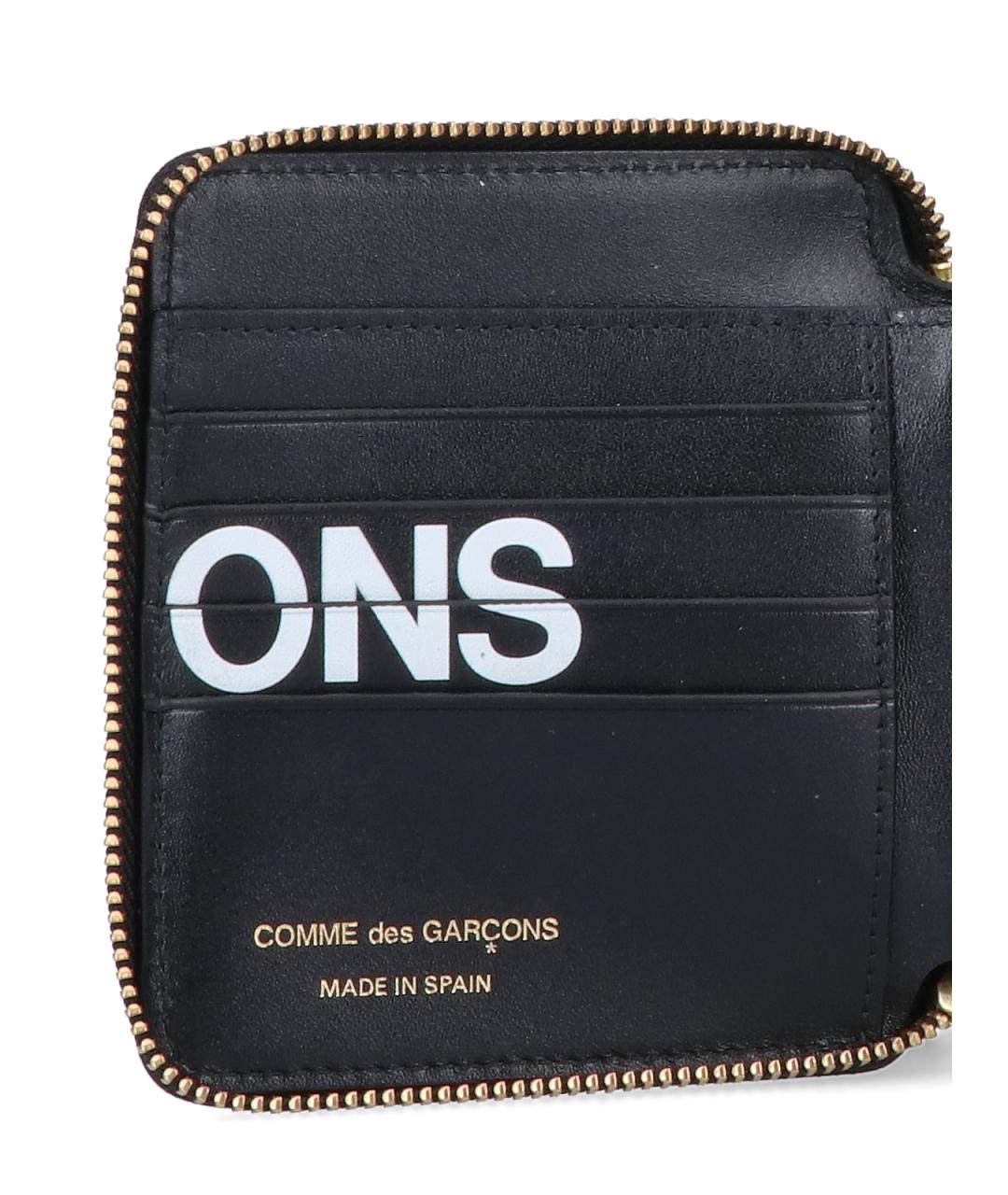 COMME DES GARÇONS WALLET Черный кошелек, фото 4