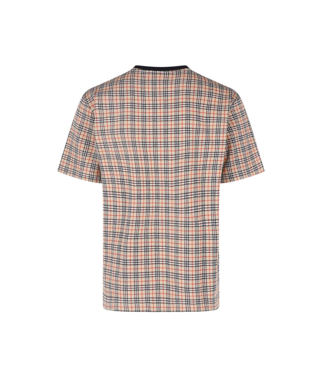 BURBERRY Мульти хлопковая футболка, фото 2
