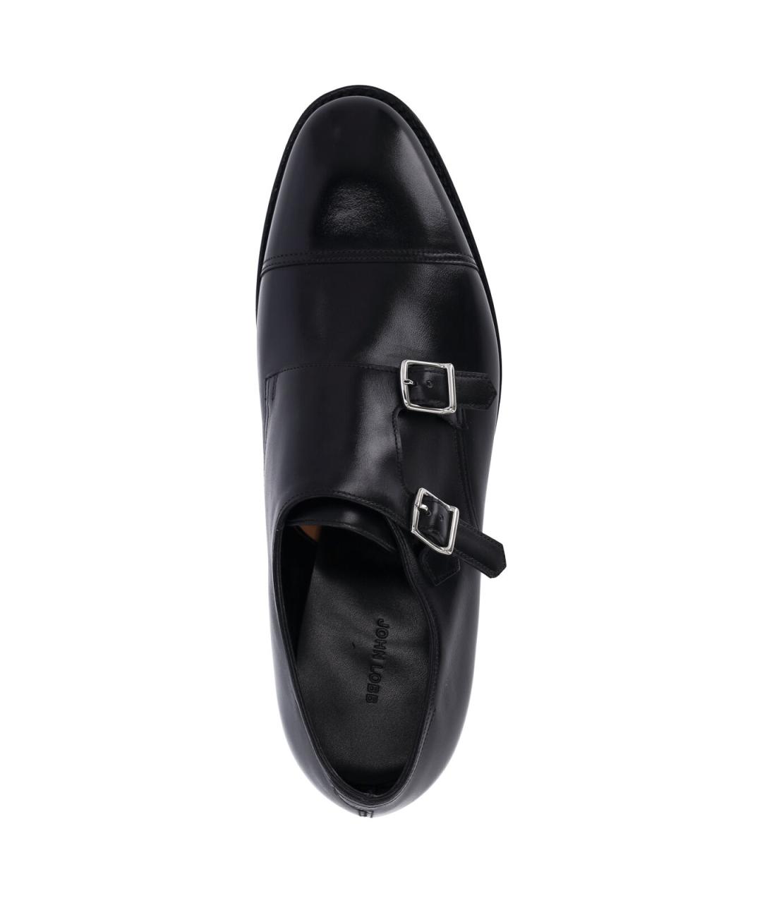 JOHN LOBB Черные кожаные туфли, фото 5