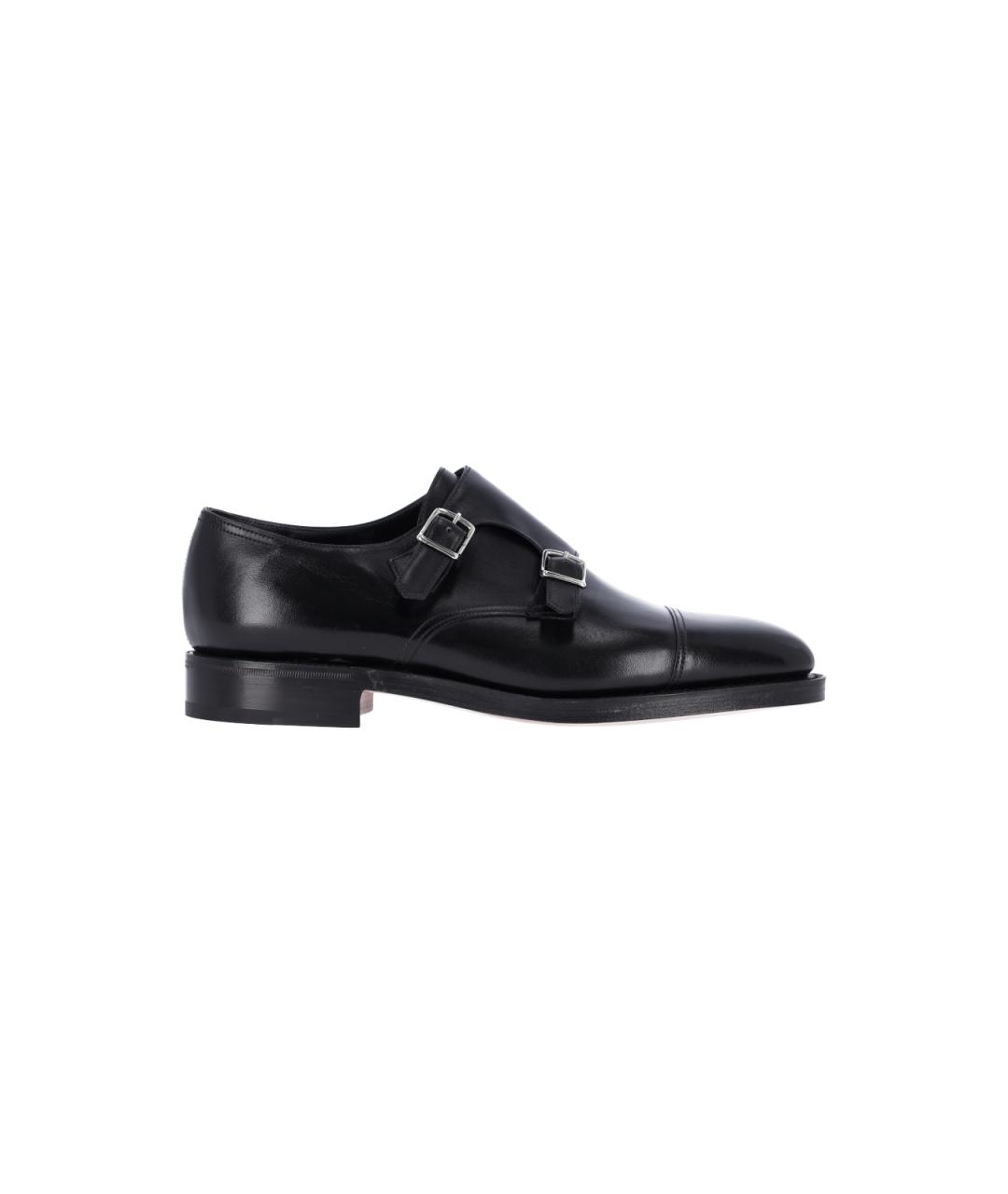 JOHN LOBB Черные кожаные туфли, фото 6