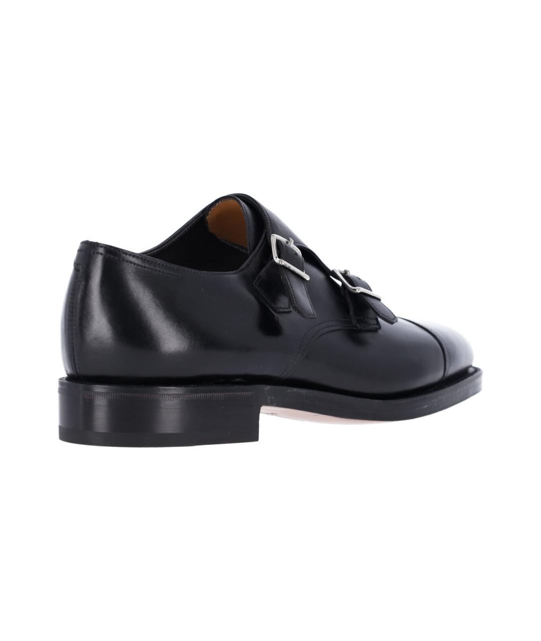 JOHN LOBB Черные кожаные туфли, фото 4