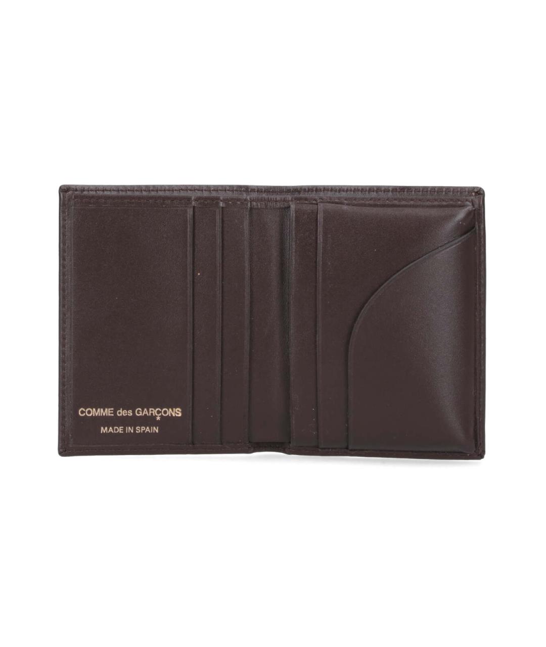 COMME DES GARÇONS WALLET Коричневый кошелек, фото 2