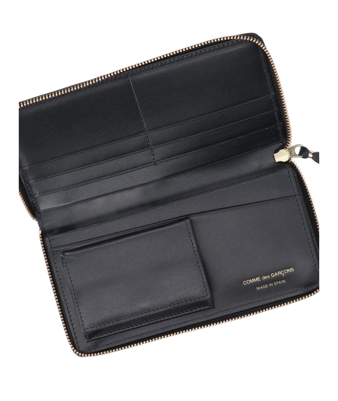 COMME DES GARÇONS WALLET Черный кошелек, фото 4
