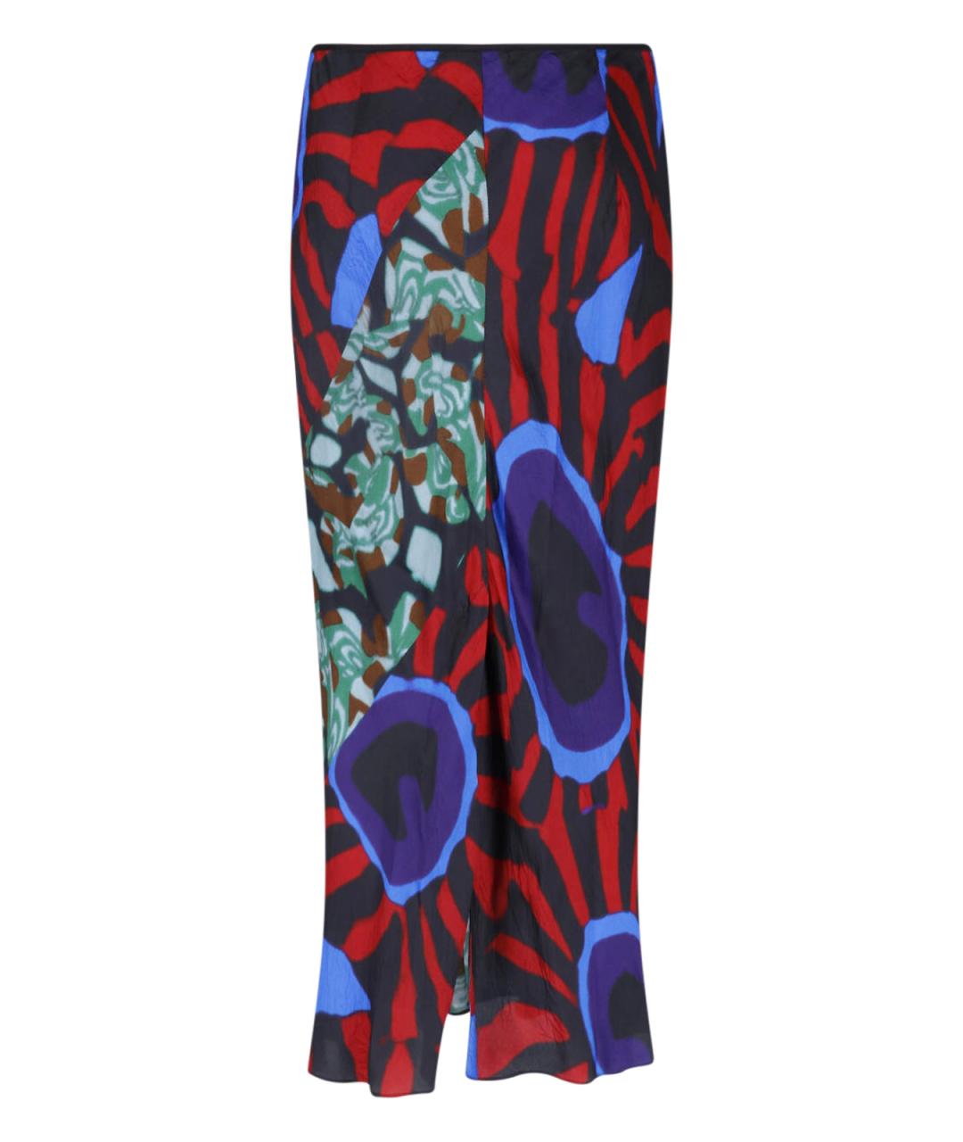 DRIES VAN NOTEN Мульти вискозная юбка миди, фото 2