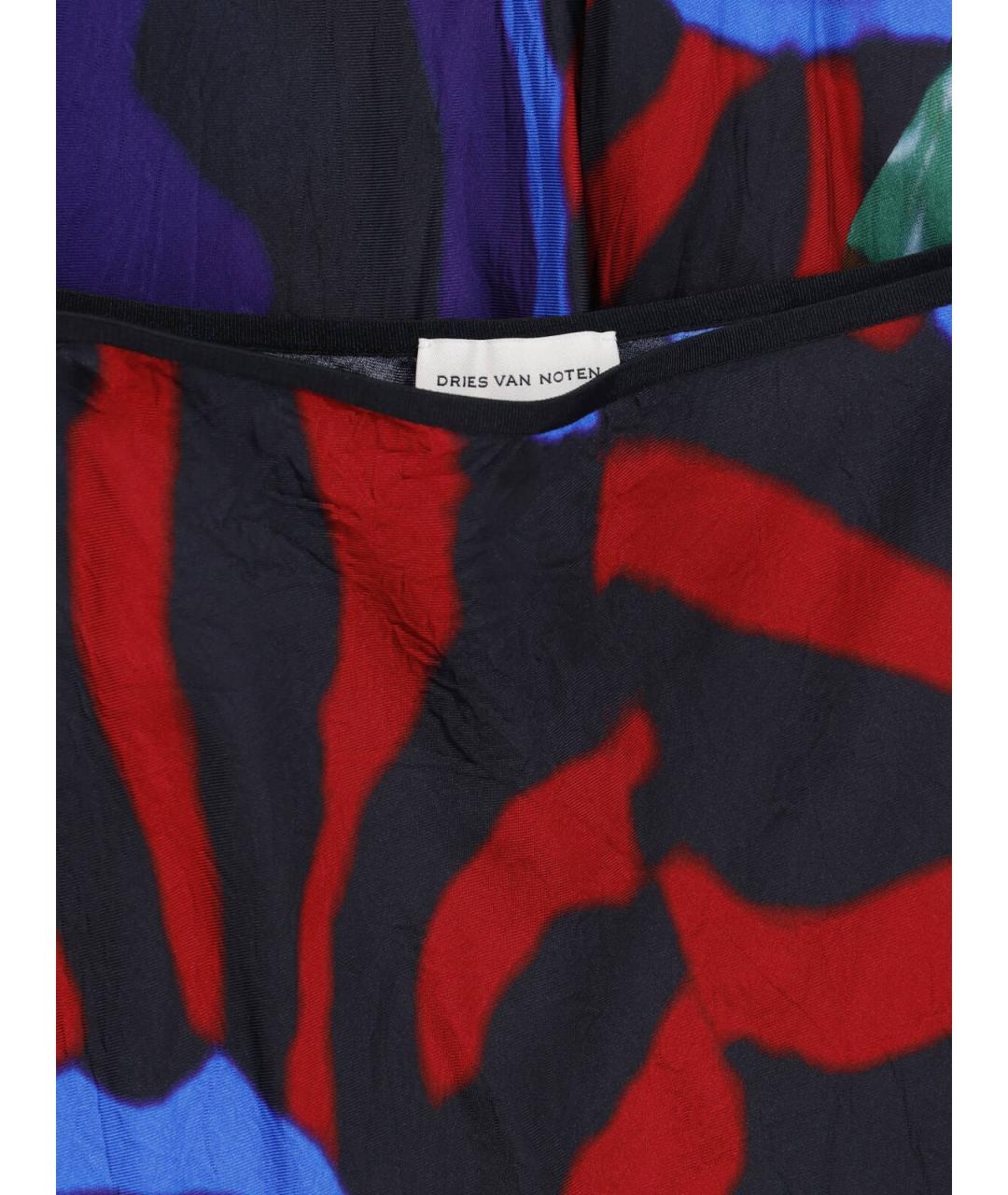 DRIES VAN NOTEN Мульти вискозная юбка миди, фото 5